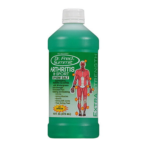 Dr Fred Summit Arthritis And Sport Rubbing Alcohol With Wintergreen, 16 Oz
